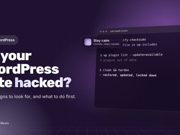 Is your WordPress site hacked?: illustration for the Purple Prince news article