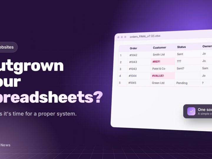 Outgrown your spreadsheets?: illustration for the Purple Prince news article